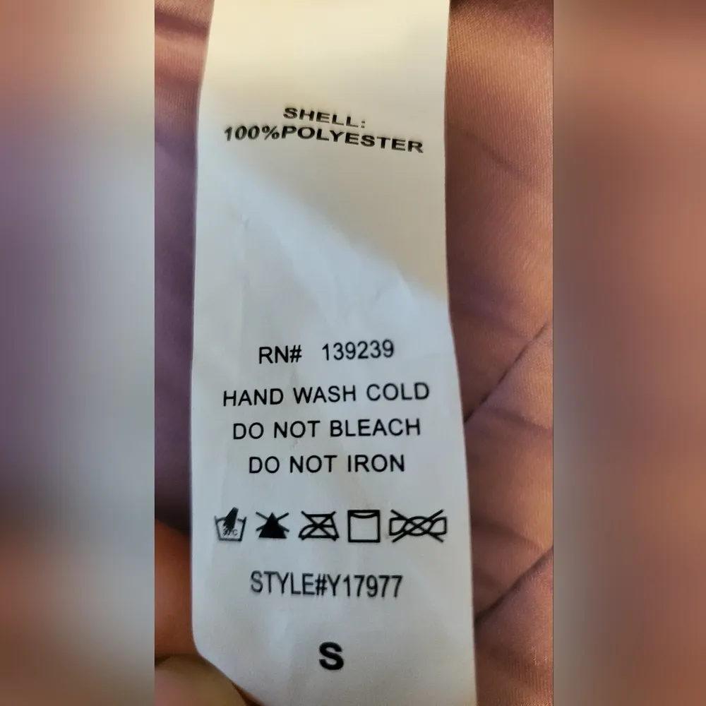 DO+BE Lilac Long Sleeve Tiered Mini Dress Size S NWOT - Image 7