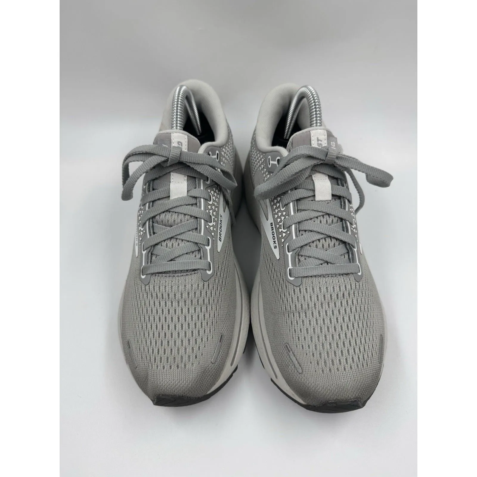 Brooks Ghost 14 Womens Gray Running /Walking Athletic Shoes Sneakers Sz 9 M (B) - Image 3