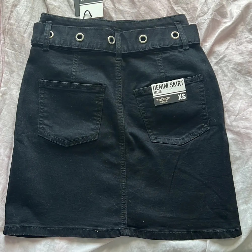 NWT refuge black denim skirt - Image 2