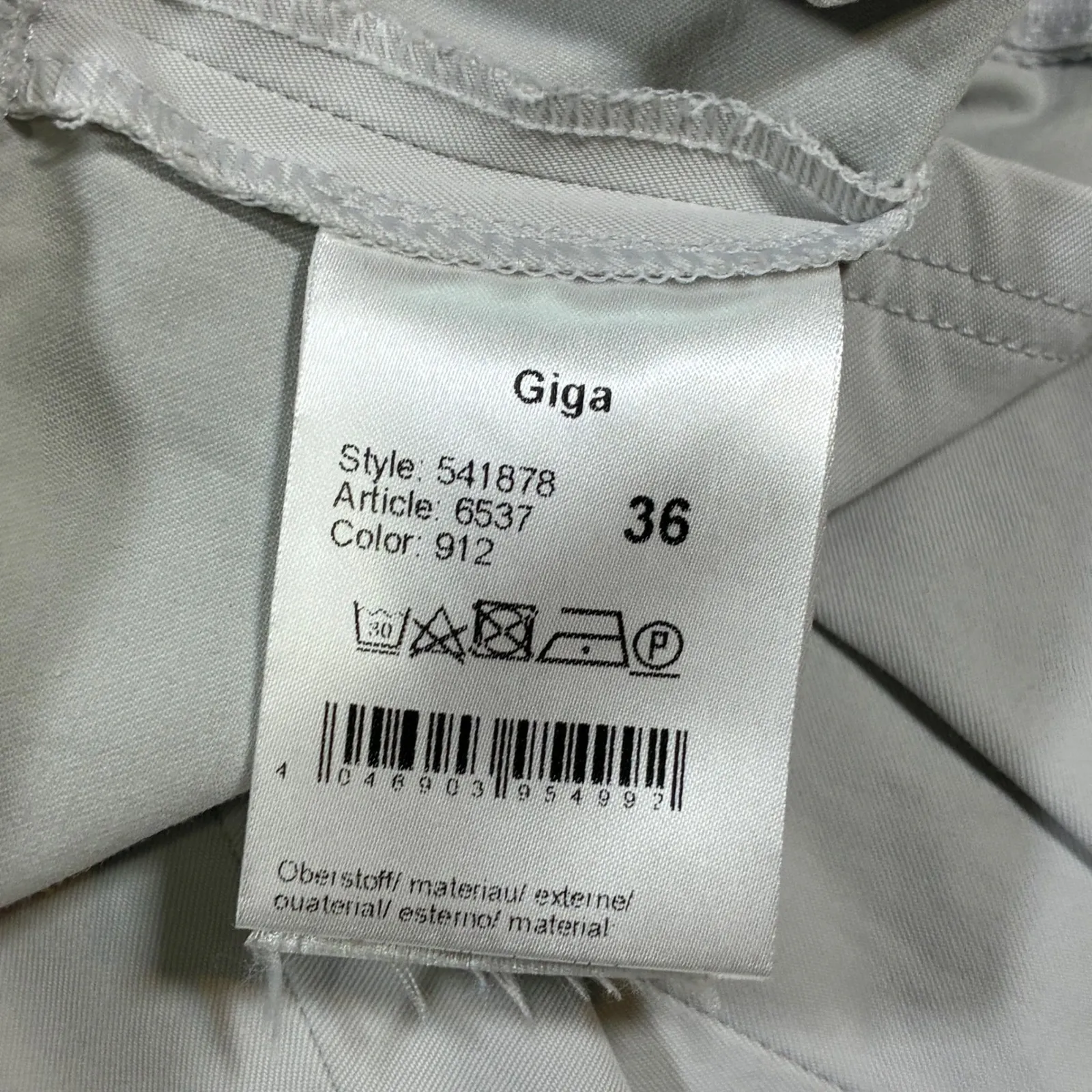EUC Raffaello Rossi Giga Light Grey Stretch Cigaret Pants Womens 36 (US 6) Gray - Image 6