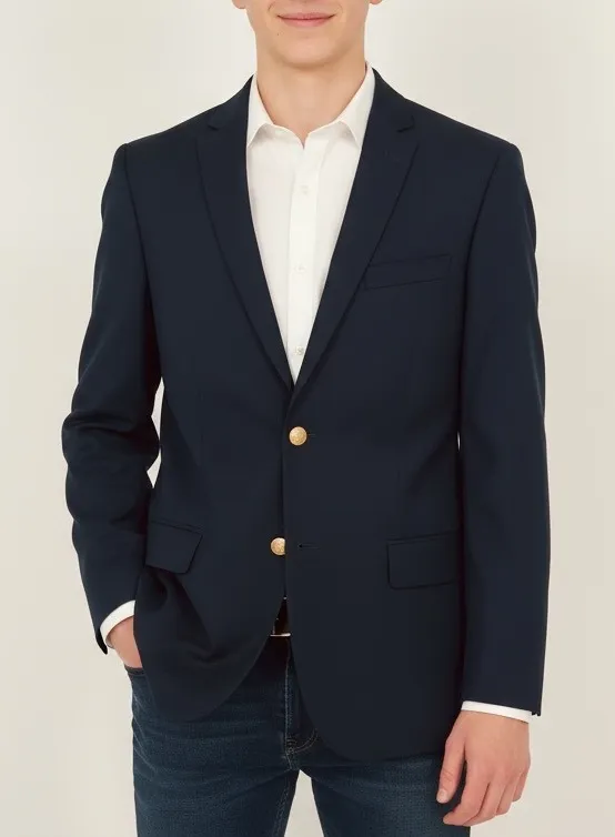 Lauren Ralph Lauren Navy Blue Blazer Gold Button Size 18R - Image 1