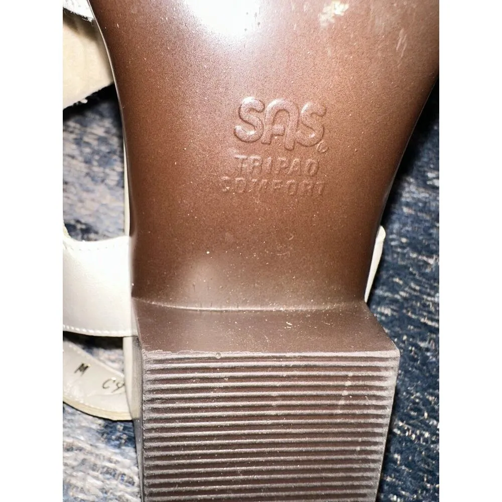 SAS Sandals Womens Beige Bone Tripad Comfort Ankle Strap Size 8 M Summer Comfort - Image 6