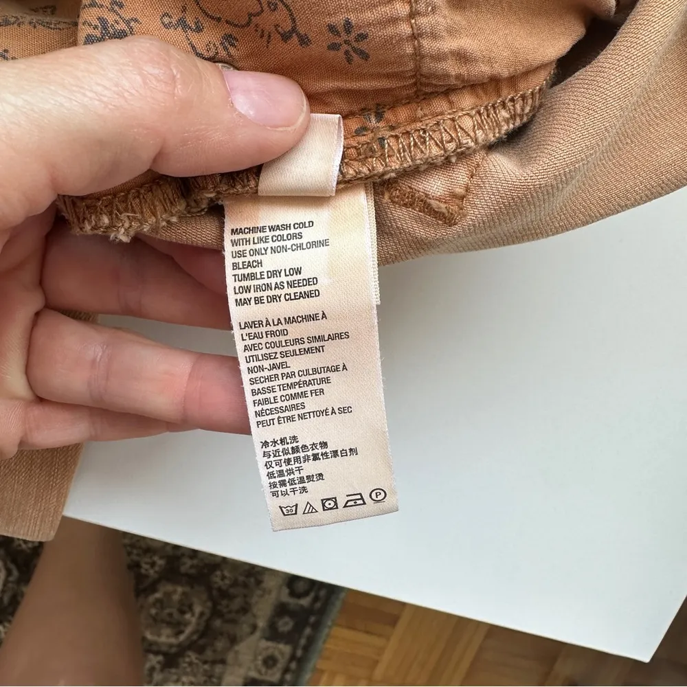 Free People We The Free Tan High Rise Skinny Jeans with Frayed Hem - Image 8