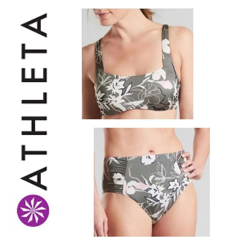 Athleta NWT  Aqualuxe Wildflower Bikini Swimsuit - Image 2