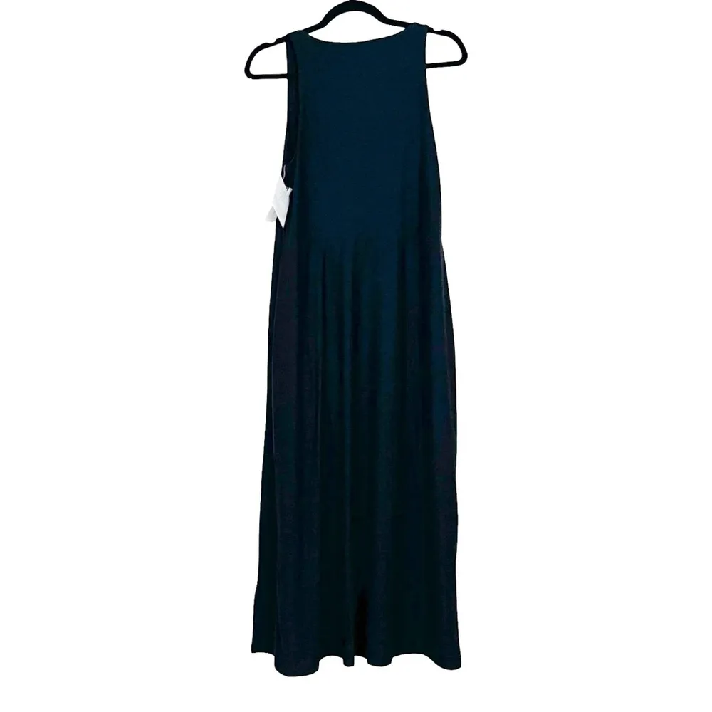 NWT BEYOND YOGA Featherlight Dark Gray Maxi Dress Sz L - Image 4