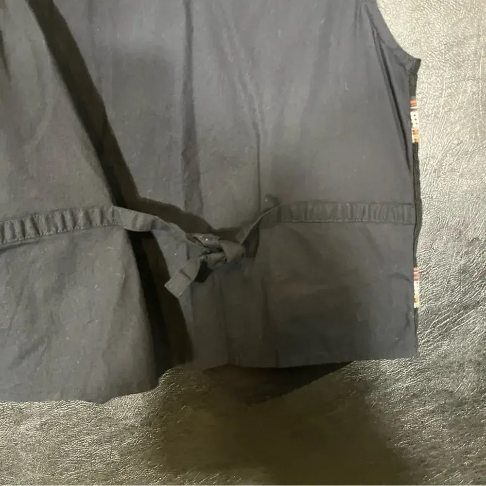 Casey & Max Black‎ Corduroy Halloween/Fall Vest Size Small Black - Image 8