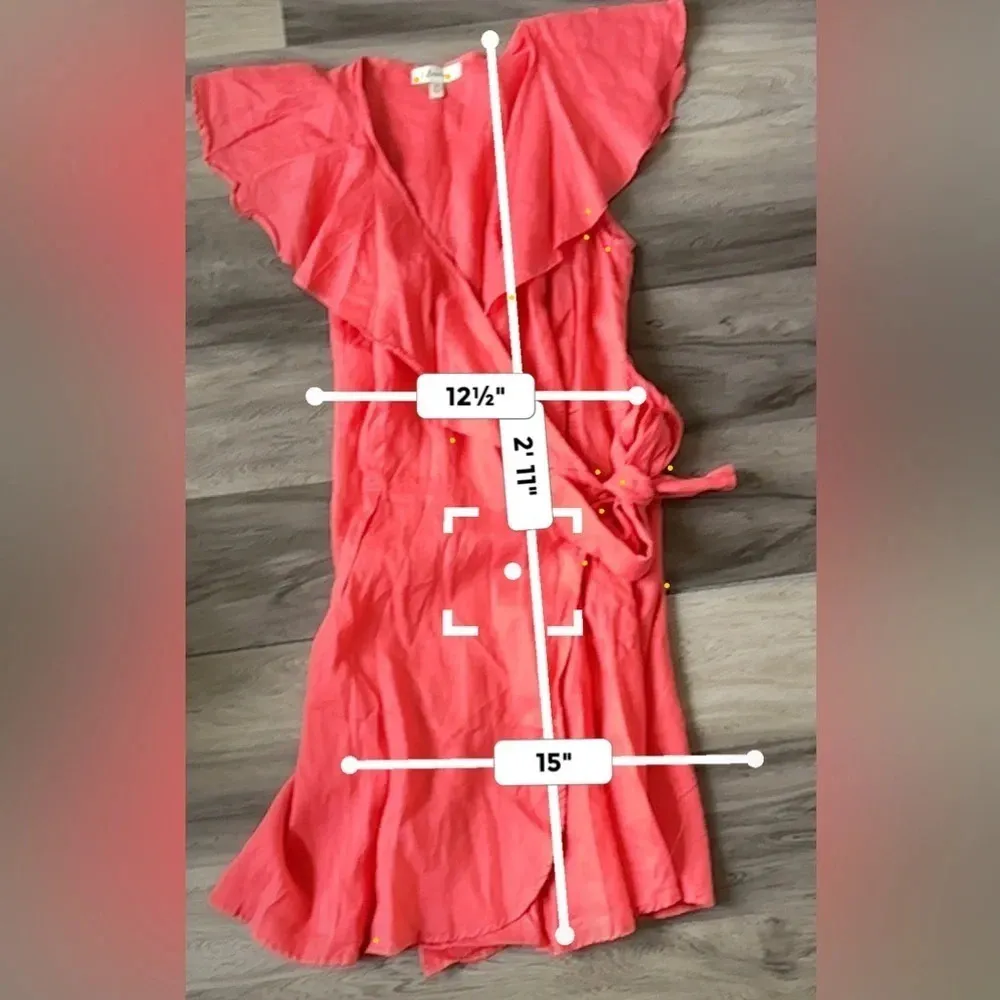 Neiman Marcus Wrap Dress Size M - Image 5