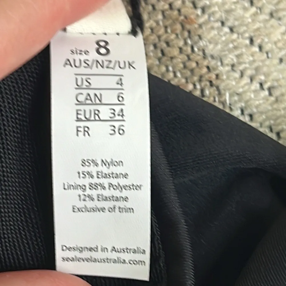 🏖️ Sea level essentials mid bikini pant black Size 4 - Image 14