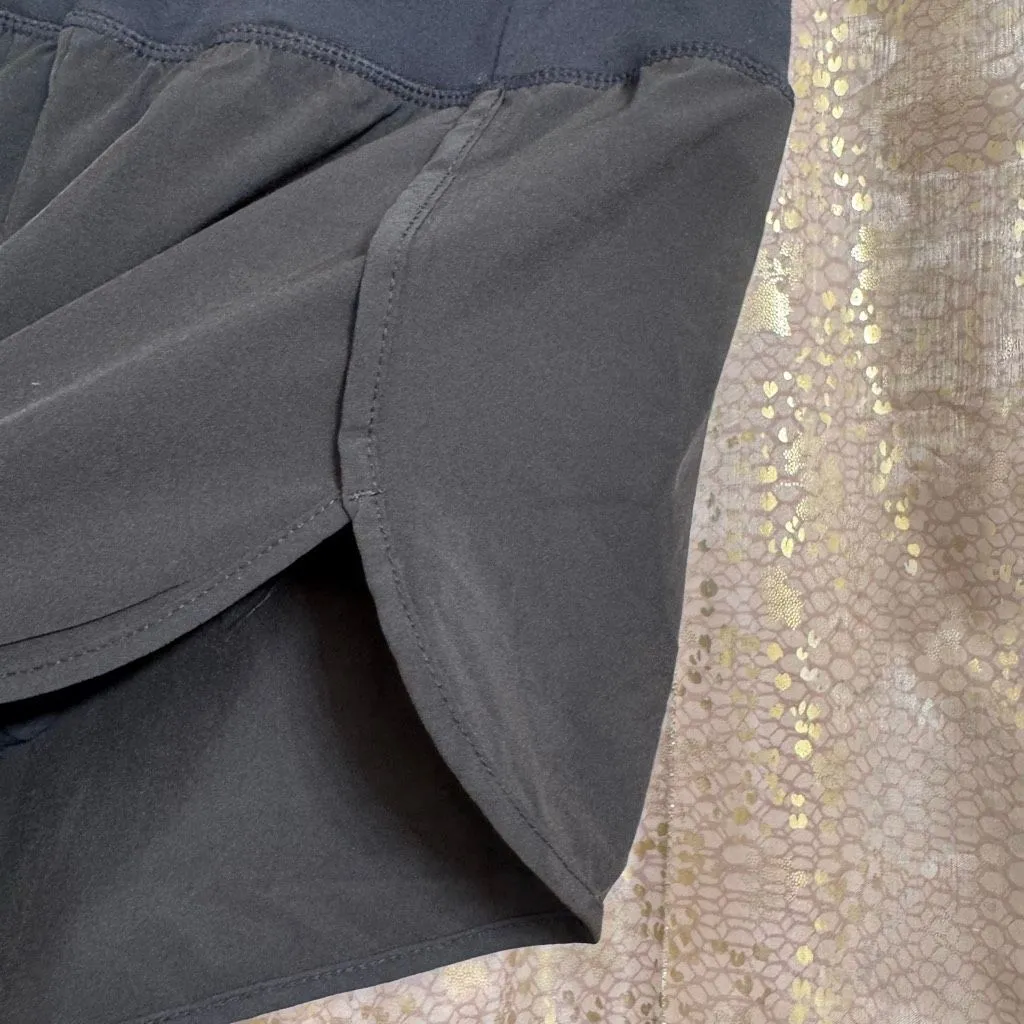 Senita Athletics Black Speed Shorts Built In Brief Size Small - Image 4