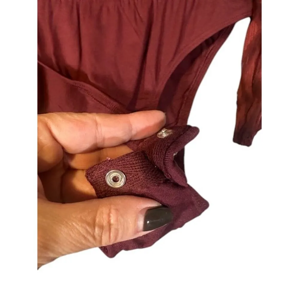 Band of the Free Maroon Long Sleeve Diamond Pattern V - Image 9