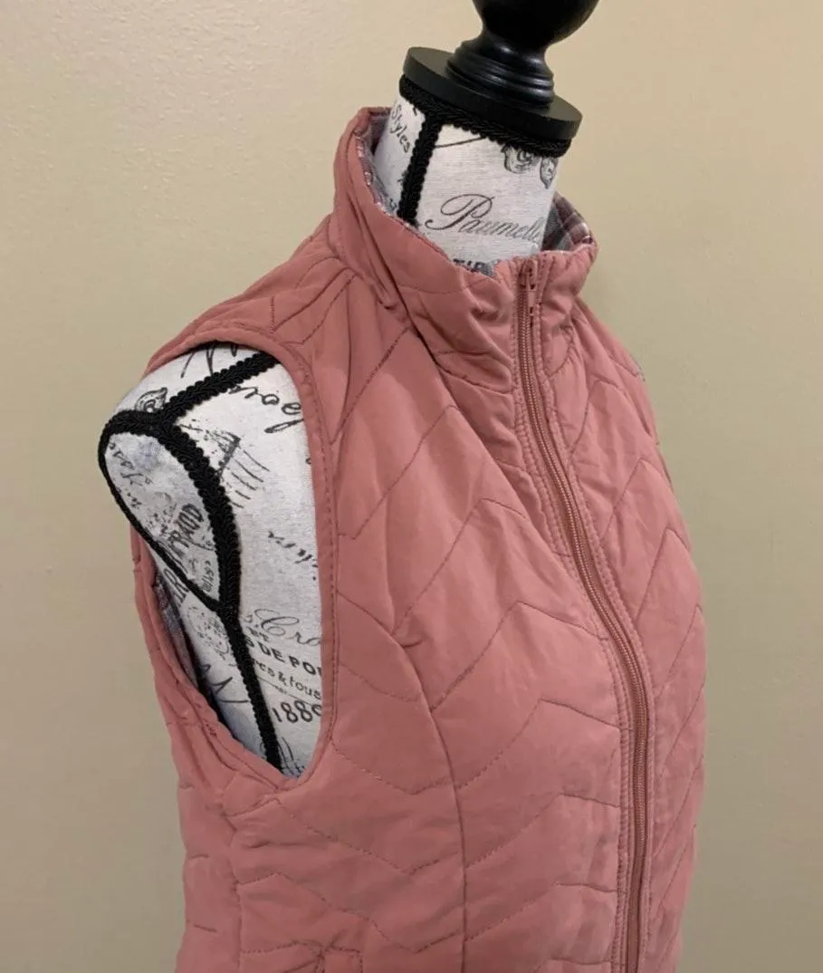 Joanna Quilted Chevron Vest - Image 6