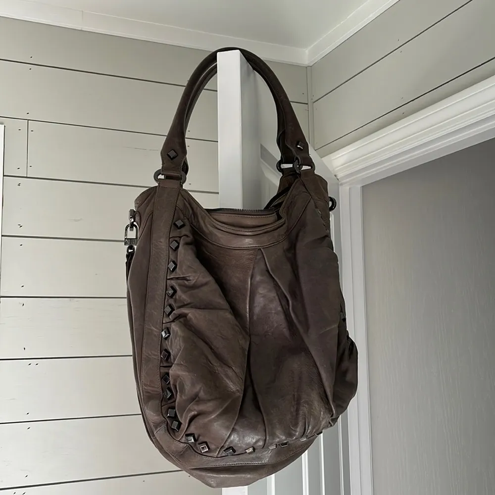 Treesje Genuine Leather Hobo Handbag - Image 11