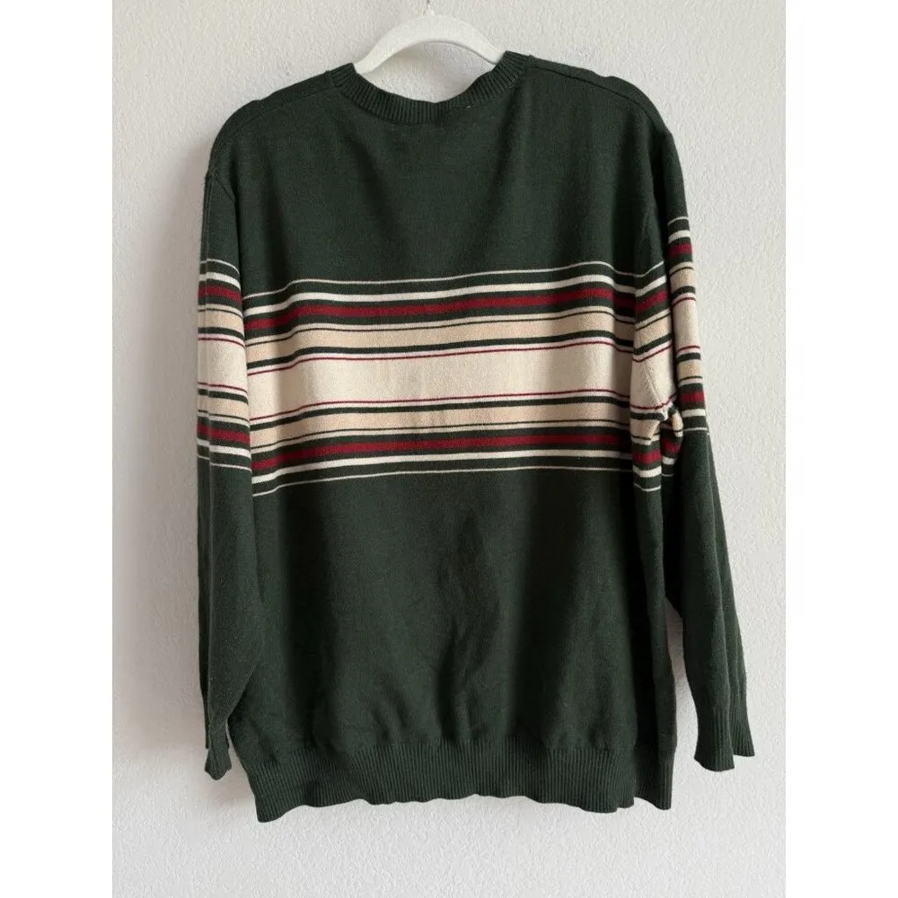 Savage X Fenty Lit Leisure Knit Green Shade Striped‎ Sweater Size 2X Unisex - Image 12