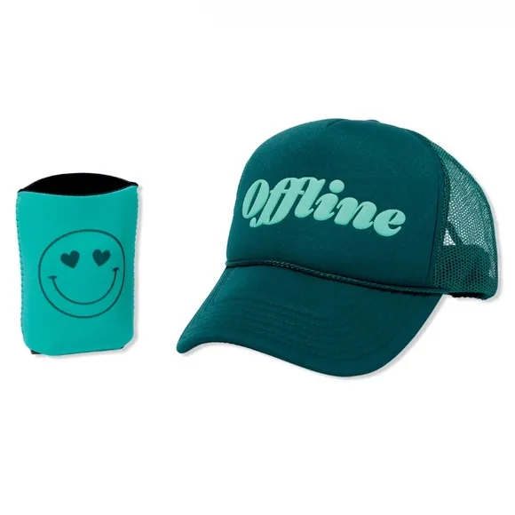 OFFLINE Tucker Hat with Can Cooler Ulta Limited Edition Set Unisex Green - Image 2
