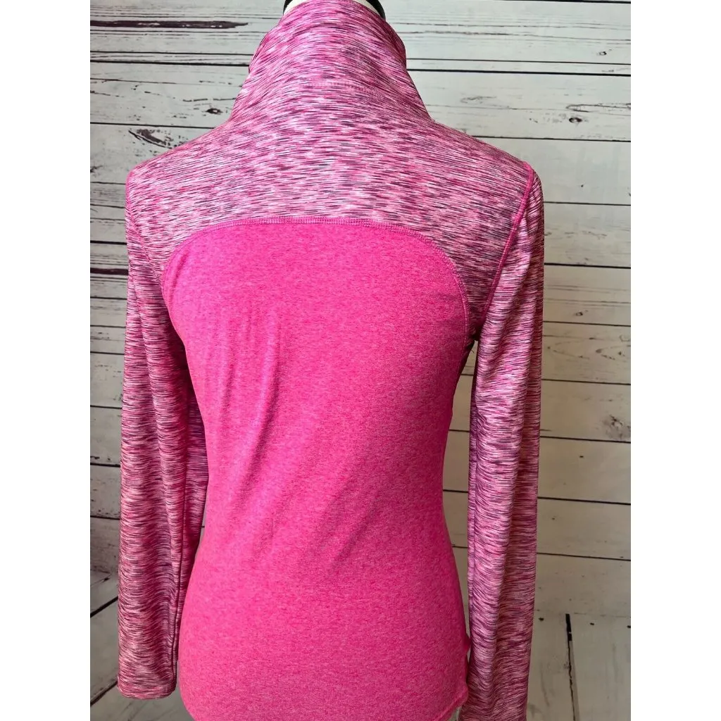 Vogo Athletica half zip pullover sweatshirt size Small Pink barbiecore Stretch‎ - Image 6