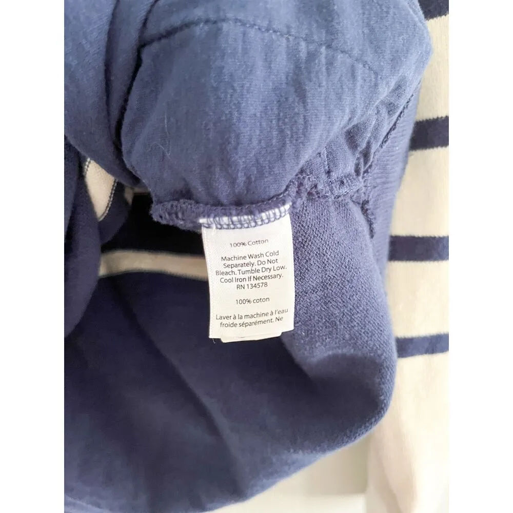 Vineyard Vines | Shep Mixed Stripe Top In Deep Bay | Blue White | Sz XS - Image 7