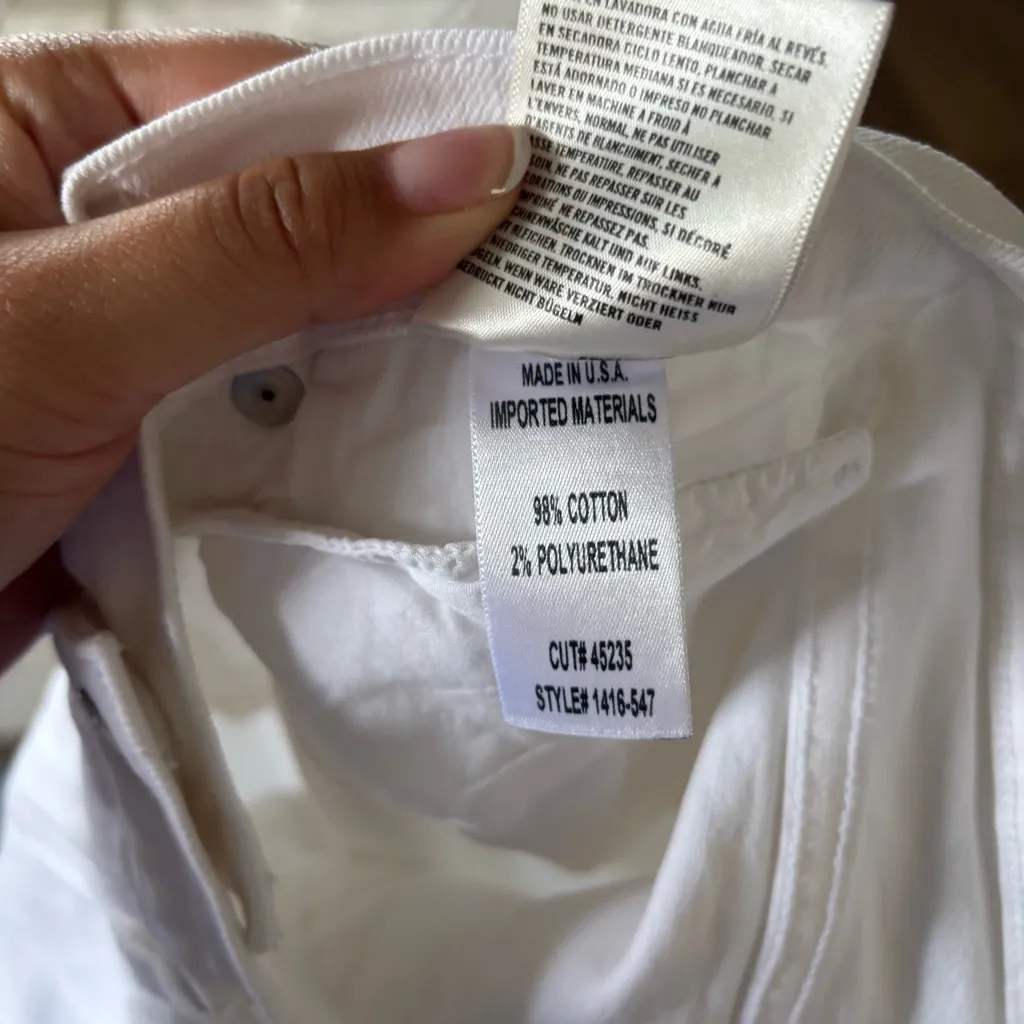 Citizens of Humanity The Rocket White Skinny High Rise Denim Jeans W27 - Image 6