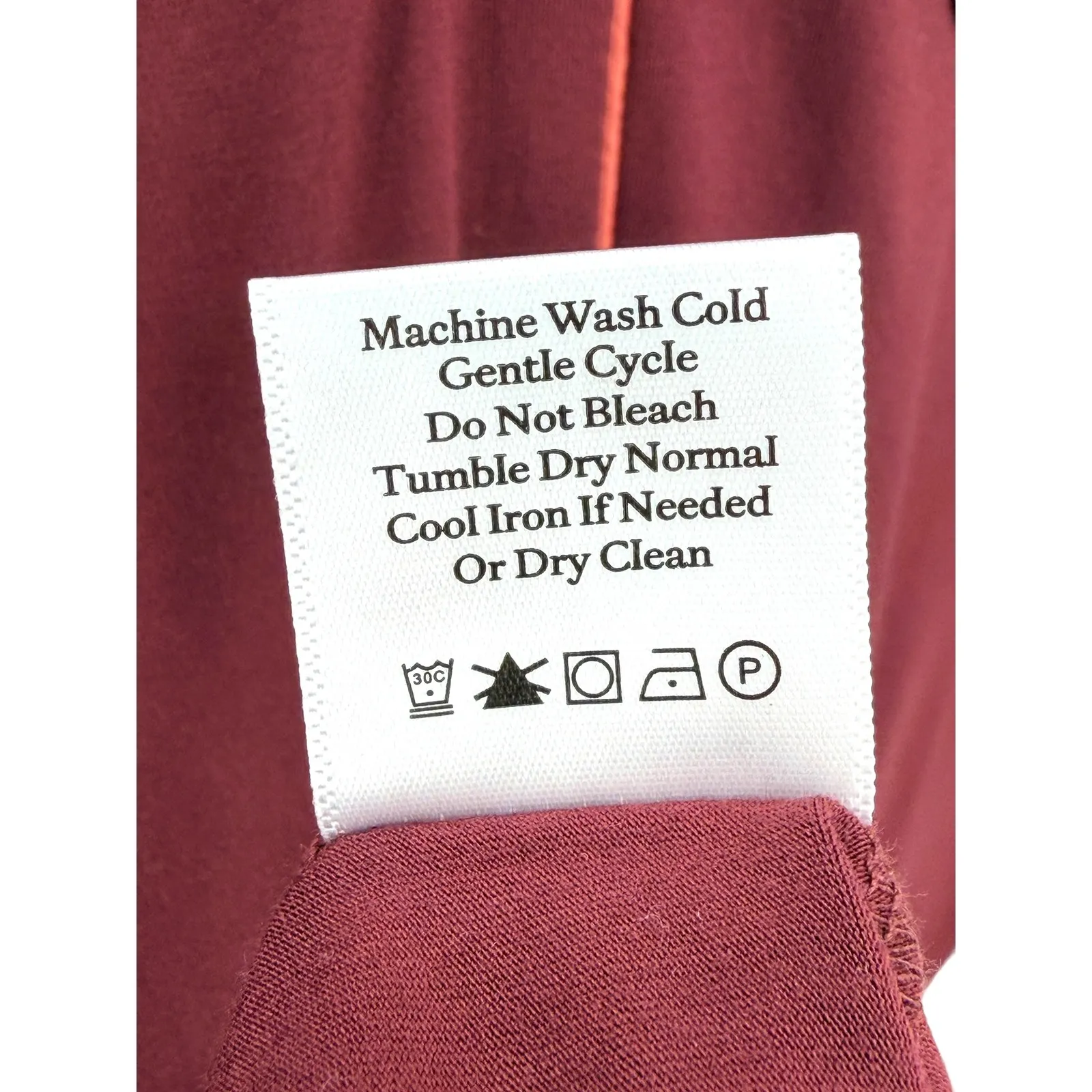 Cozy Earth Women's Bamboo Stretch Knit Long Sleeve Pajama Top Burgundy M NWT Red Size M - Image 4