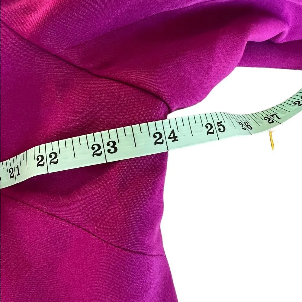 Manon Baptiste Double Breasted Magenta Blazer Jacket – NWT Size 18 Pink - Image 13