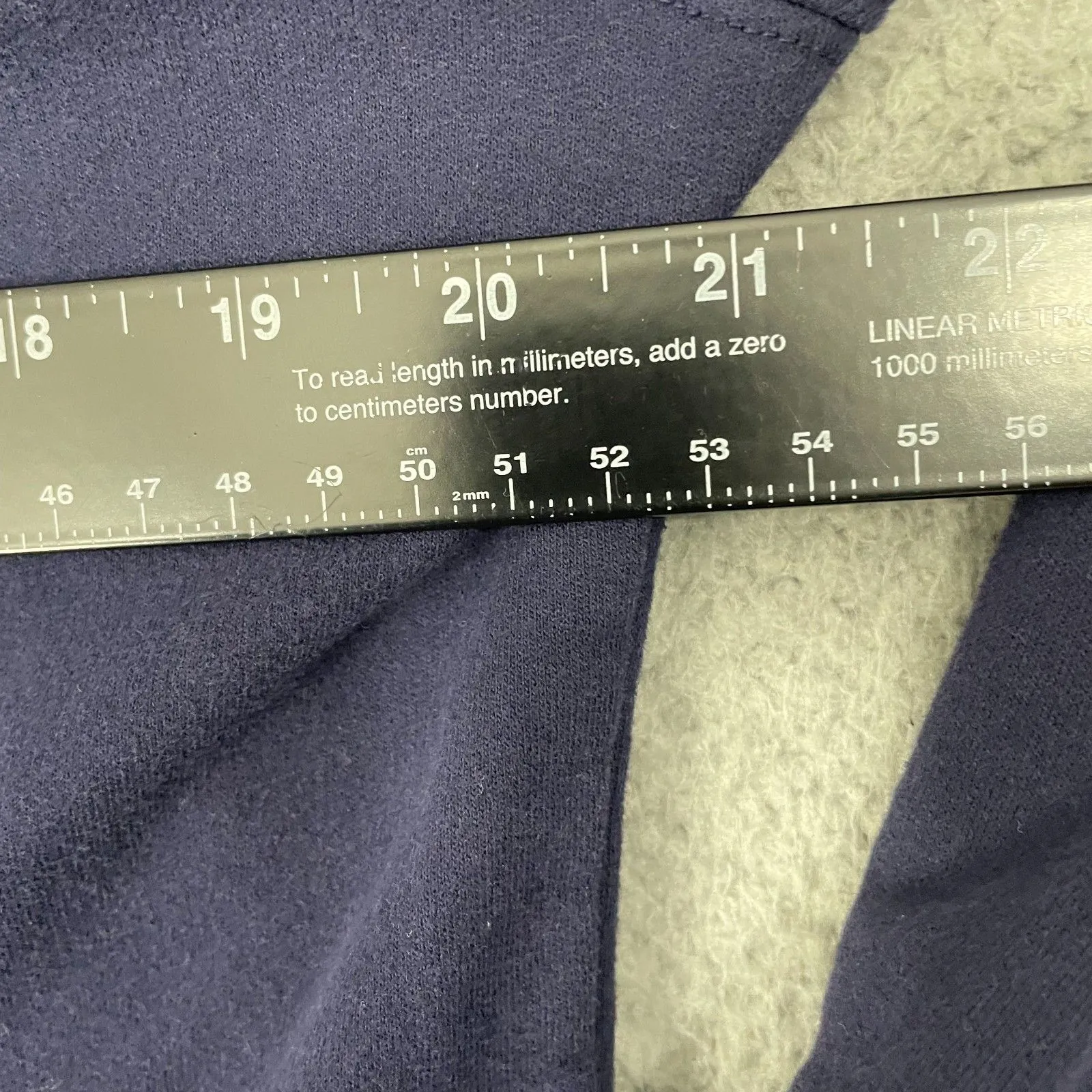 Gap Factory Relaxed Gap Logo Hoodie Women L Navy Full Zip Blue Size L - Image 9