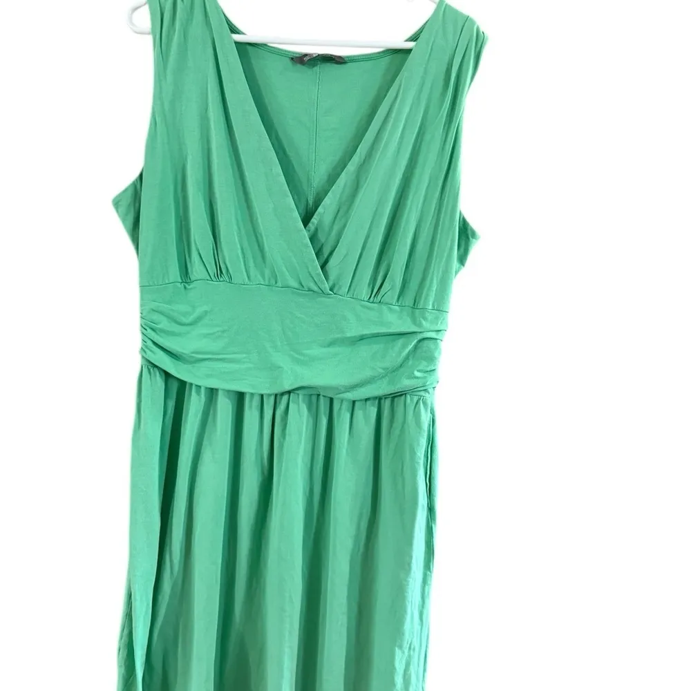 The North Face Green Ruched Wrap Sundress - Image 2