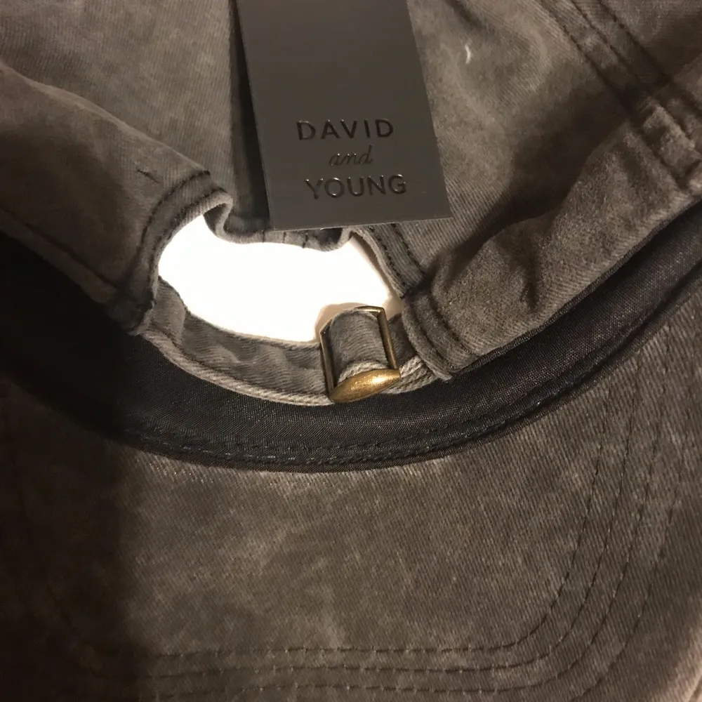 Women’s adjustable black football hat - Image 2