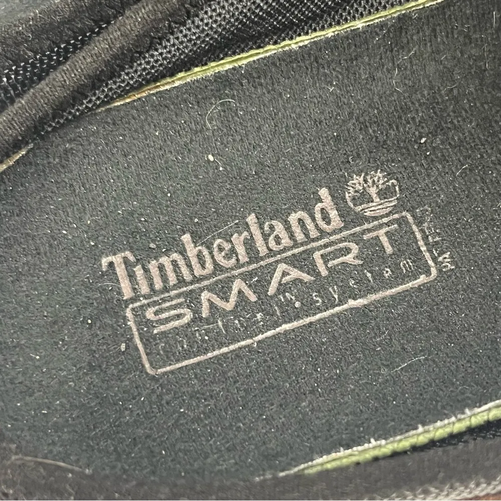 Timberland  Chocolate Brown Genuine Leather Slip On Mules, Size 8.5 - Image 3