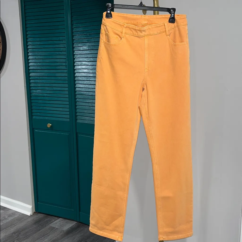 Halara NWOTFlex™ High-Waisted Straight Leg Jeans w/ Pockets – Colorful (Size M) - Image 8