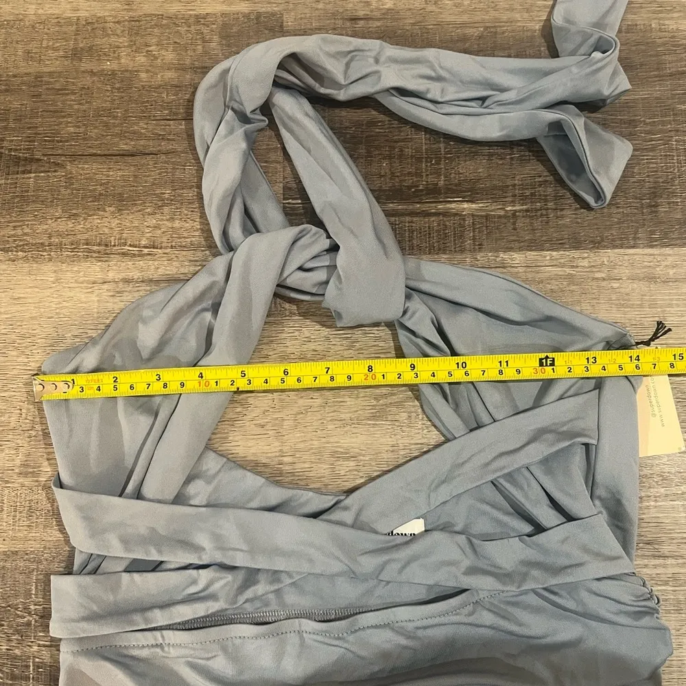 SUPERDOWN Revolve Suzette Mini Dress in Dusty Blue - Image 8