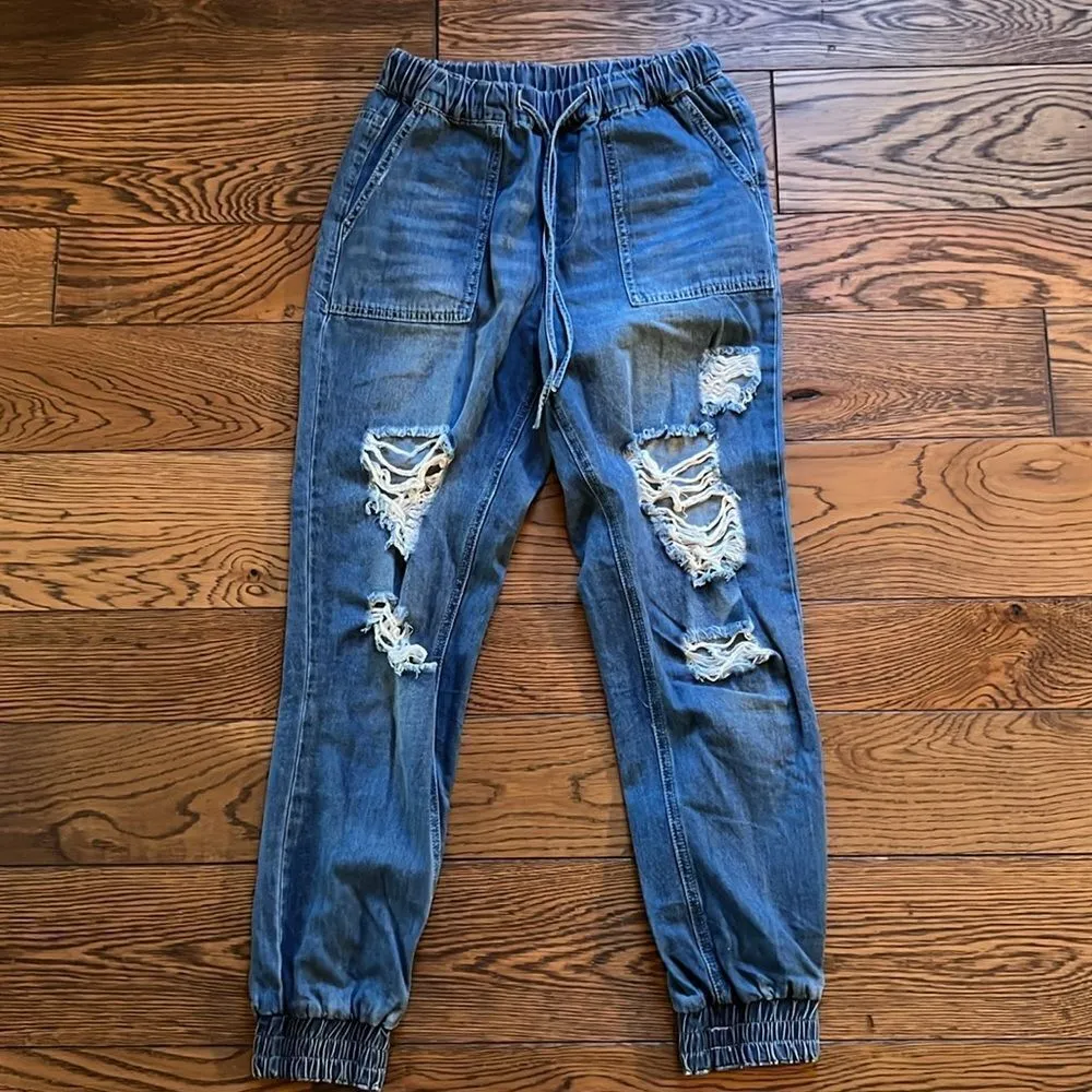 Indigo Reign Womens Jogger Jeans‎ Size Small C16 - Image 3