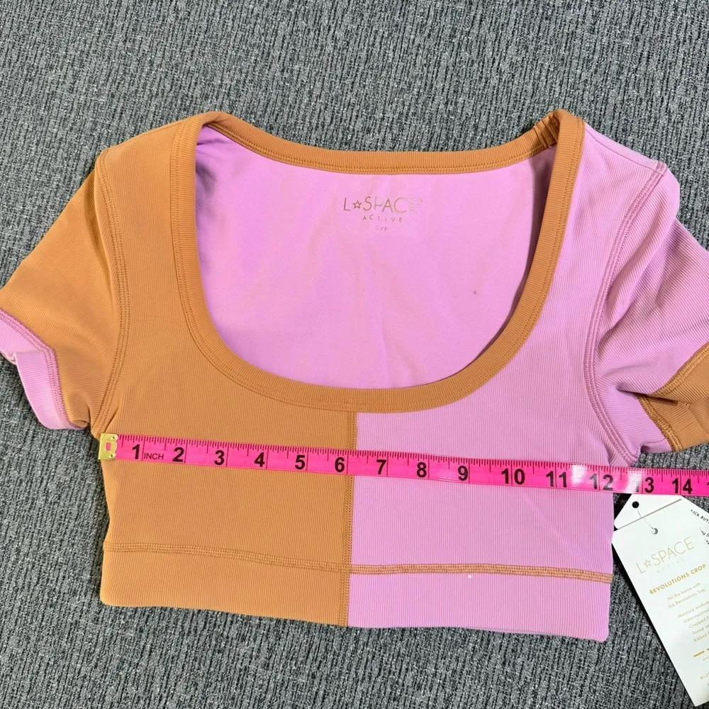 L Space Revolutions Ribbed Colorblock Crop Top - Image 14