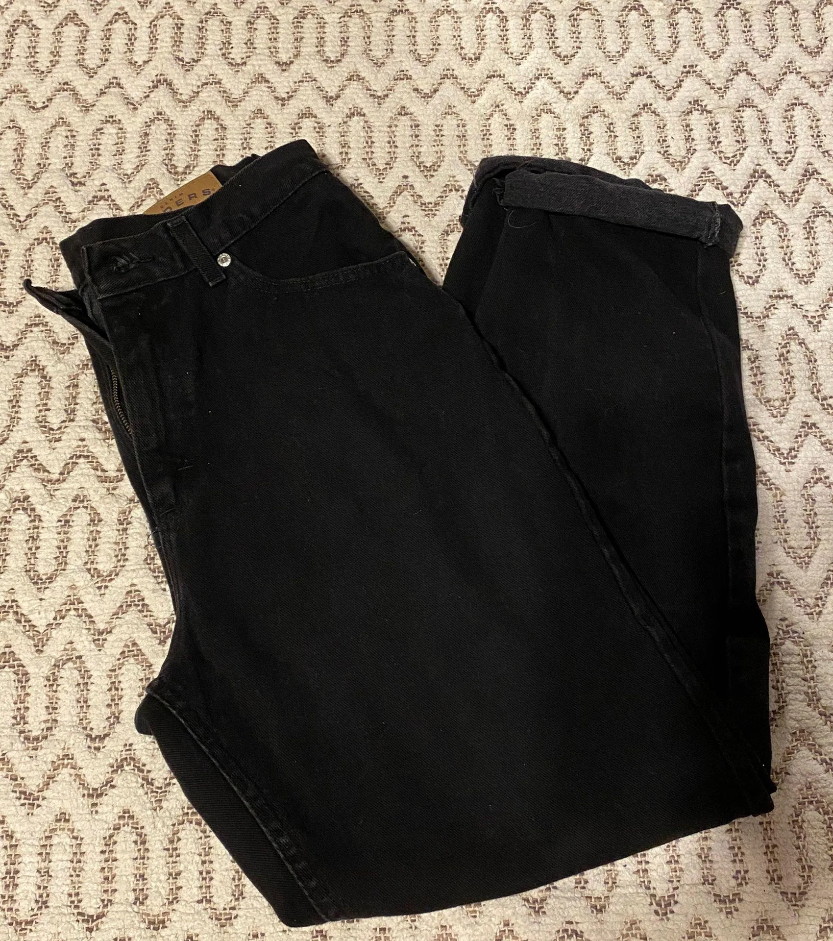 Urban Outfitters Black High Waisted Vintage Jeans  - Image 5