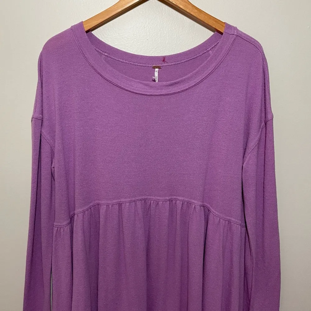 Free People Forever Your Girl Babydoll Long Sleeve Top - Image 2