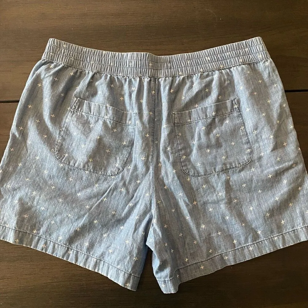 Sonoma comfy shorts drawstring size 0X white crosses - Image 7