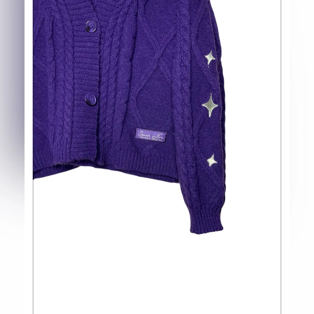 Taylor Swift SpeakNow Taylor's Version Purple Cardigan
MD/LG Official Merch - Image 3