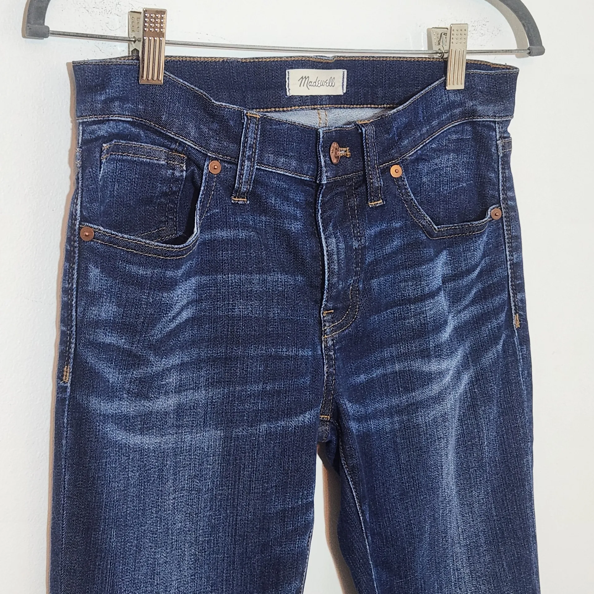 Madewell Distressed Skinny Jeans Size 27 Madewell Skinny Denim - Image 4