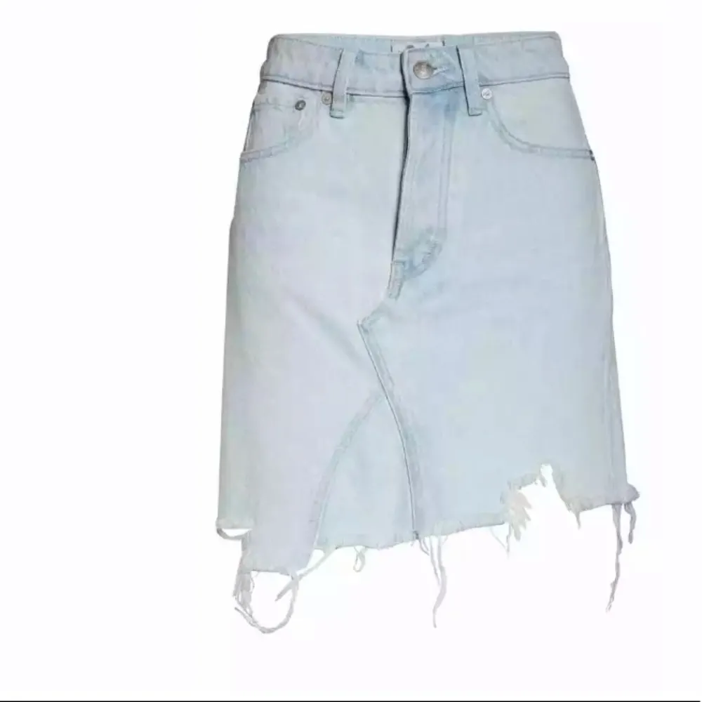 NWT Free People Going Rouge Denim Skirt - Image 6