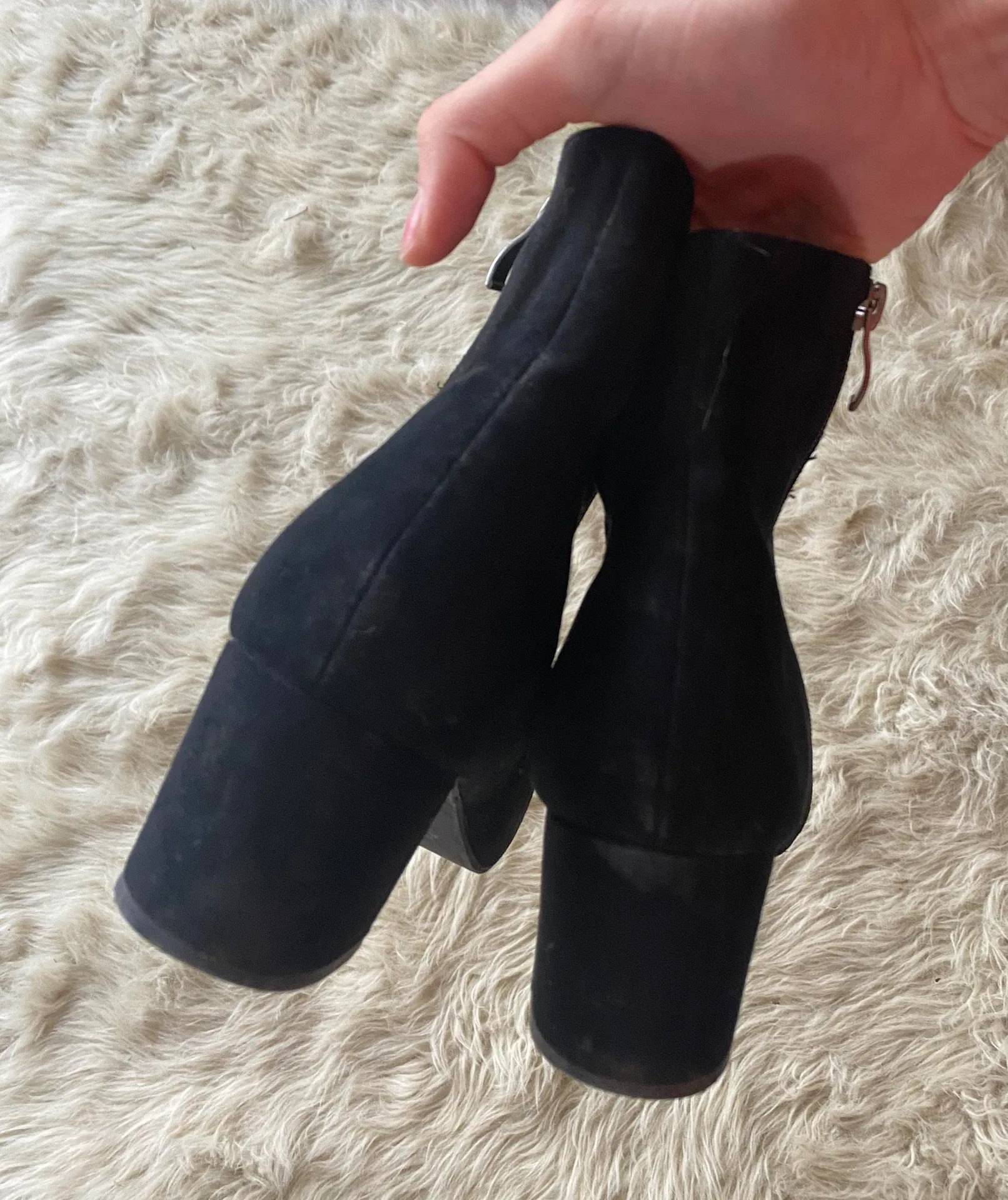 Suede Booties Size 10 - Image 3