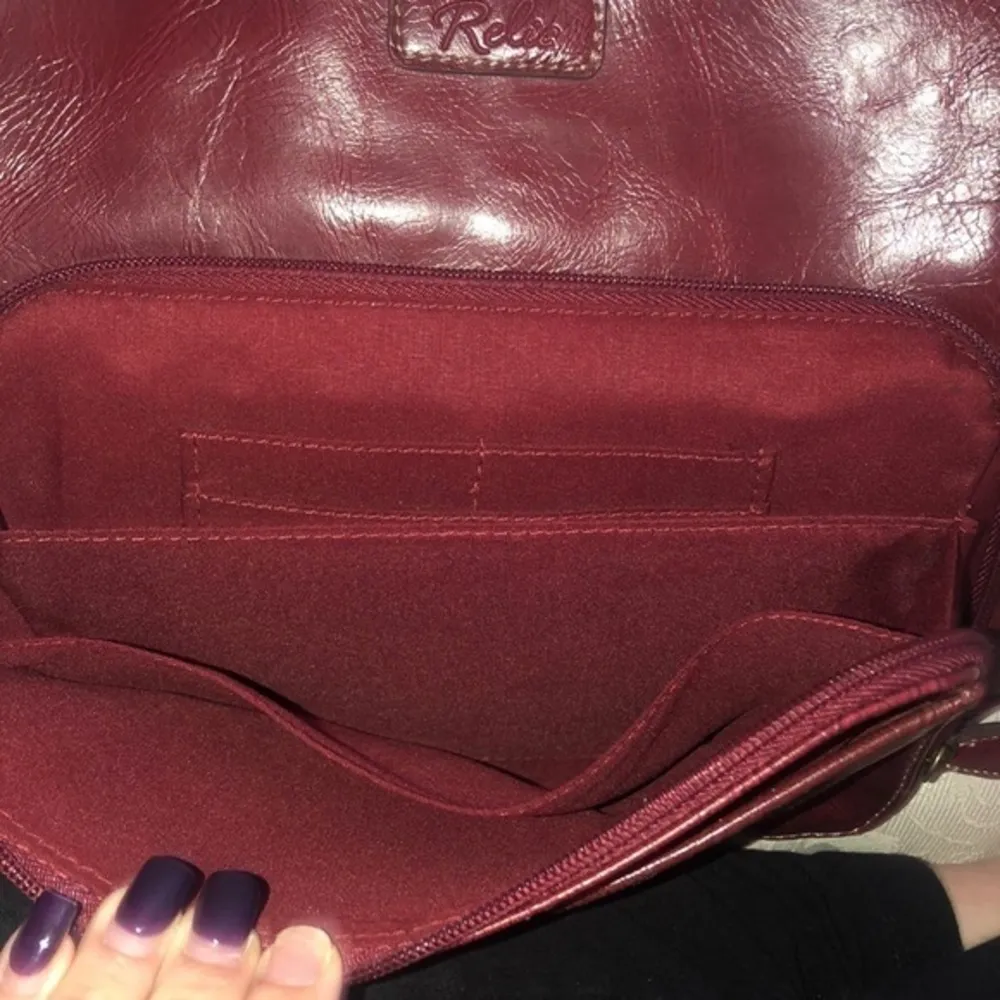 Relic by fossil maroon crossbody‎ purse - Image 4