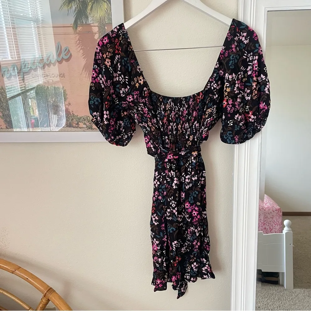 BOGO Saltwater Luxe Bria Floral Wrap Mini Dress in Small - Image 6
