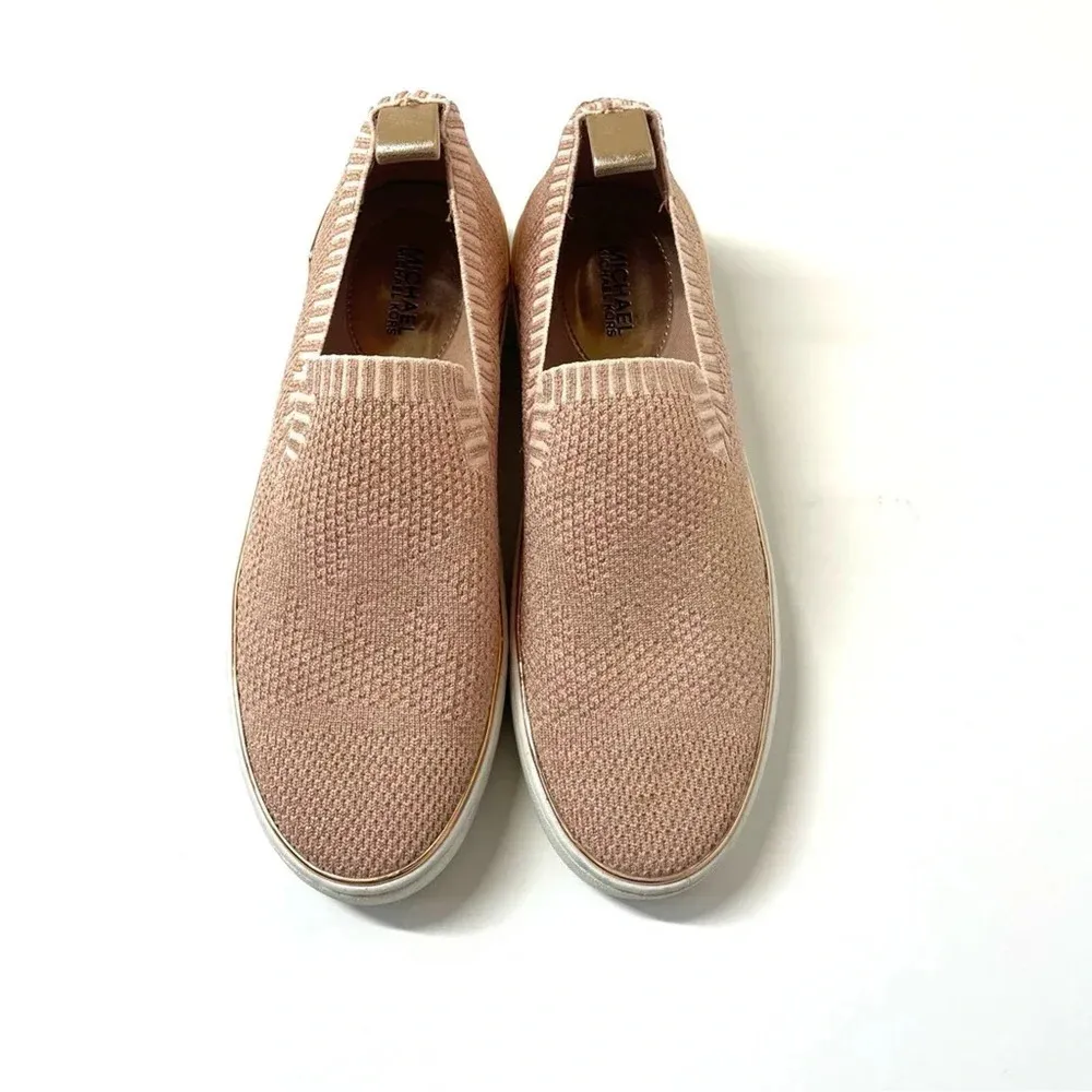 MICHAEL Michael Kors Women's Skyler Slip-On Sneakers Rose Gold Size 9 - Image 2