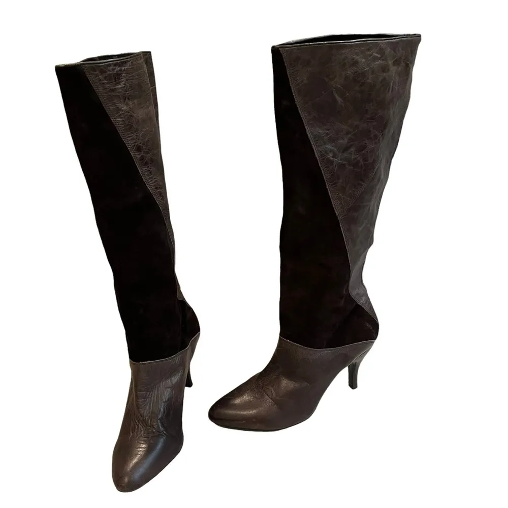 Vintage Gianni Bini Knee High Suede/Leather boots - Image 3