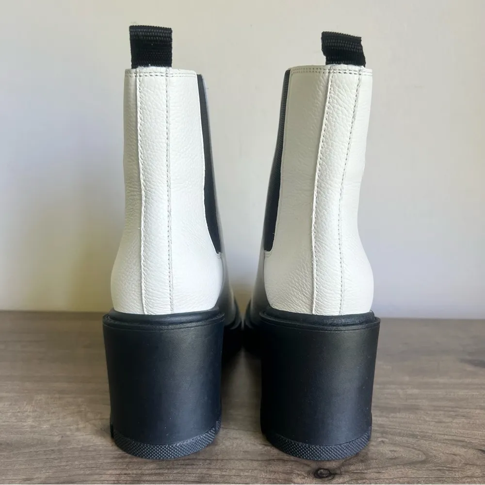 Marc Fisher LTD Vanlisa Ivory Women's Combat Boot Size 7 SKU#24726 - Image 6