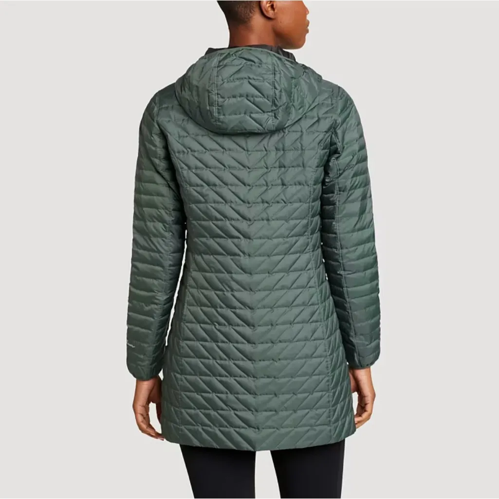 Eddie Bauer Cityscape Down Parka in Evergreen, Sz M - Image 2