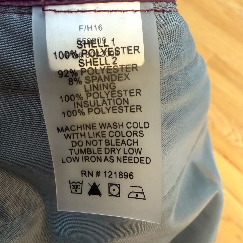 TITLE NINE Willpower Active Jacket Quilt Insulated Hybrid Coral Size XS - Image 8