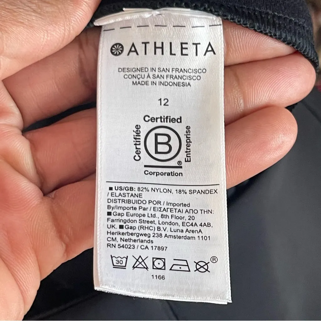 ATHLETA | Black Venice Pintuck Pants Sz 12 - Image 10