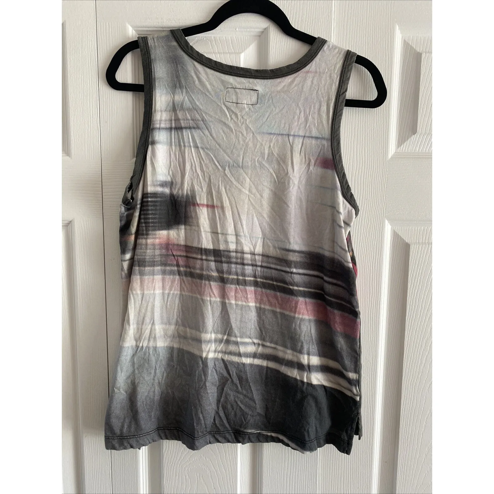 Current Elliott 2 Sleeveless Tank Car Graphic Muscle 70s Night Owl Grunge Punk - Image 4