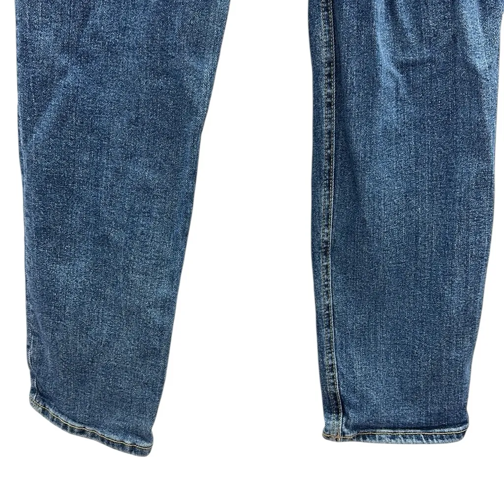 Old Navy Sky Hi Rise Straight Button Fly Stretch Denim Medium Wash Jeans Women 0 - Image 9