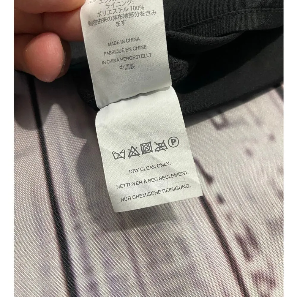 J.Crew Dress Womens 4 Polka Dot Pencil Skirt Sleeveless Ruffle Button Top Silk - Image 10