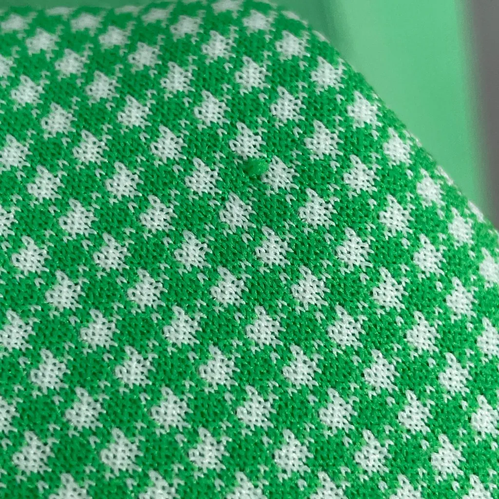 Vintage‎ 70s Slacks Women Wide Leg Pants Plaid Green White Retro Pykettes Mod Size M - Image 11